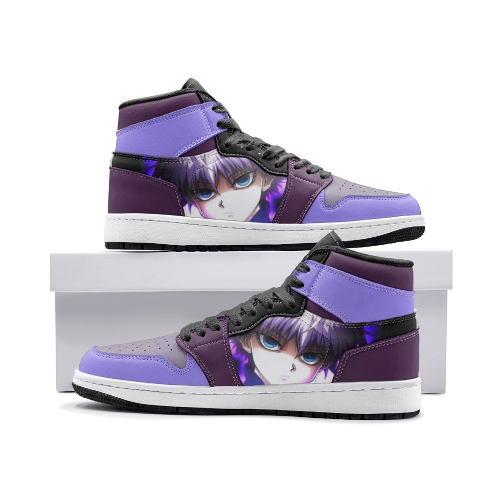 killua lightning palm hunter x hunter jd1 shoes - Anime Shoes World