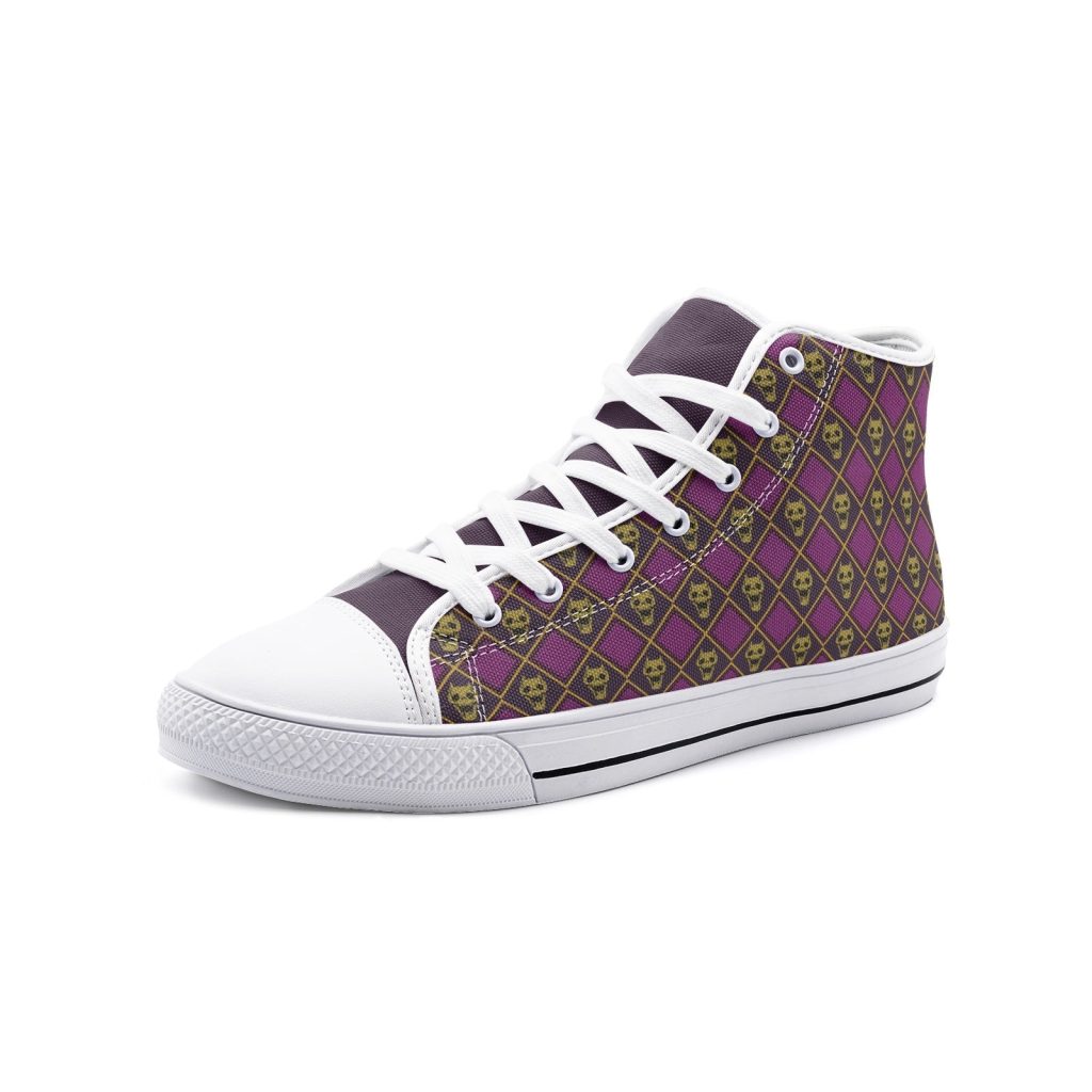 kira killer queen jojos bizarre adventure classic high top canvas shoes - Anime Shoes World