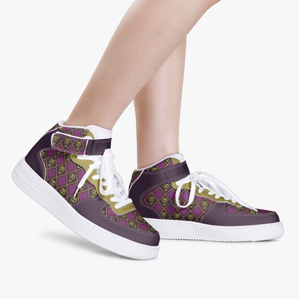 kira killer queen jojos bizarre adventure high top kamikaze shoes 10 - Anime Shoes World