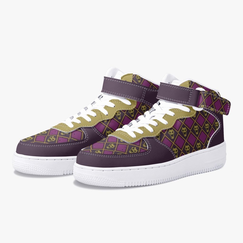 kira killer queen jojos bizarre adventure high top kamikaze shoes - Anime Shoes World