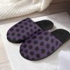 kokushibo demon slayer custom cotton slippers - Anime Shoes World