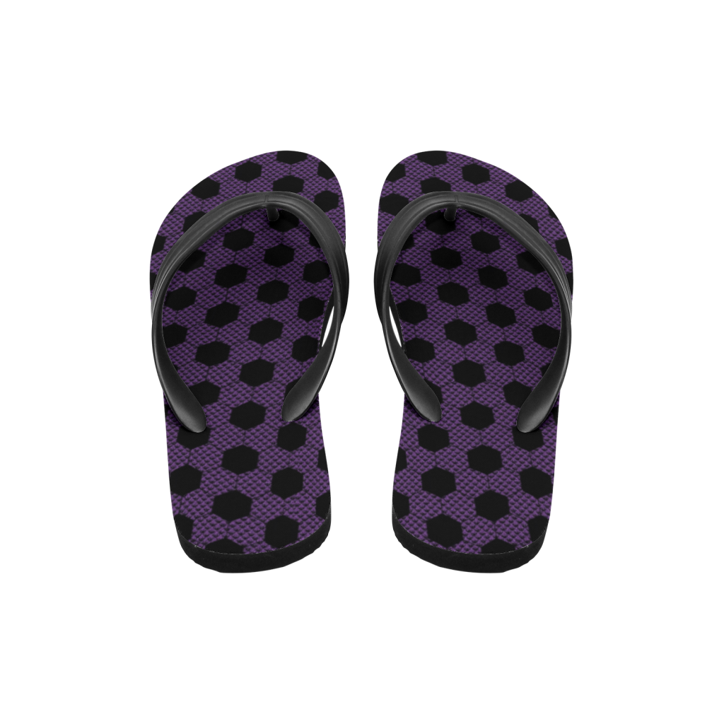 kokushibo demon slayer custom flip flops 2 - Anime Shoes World