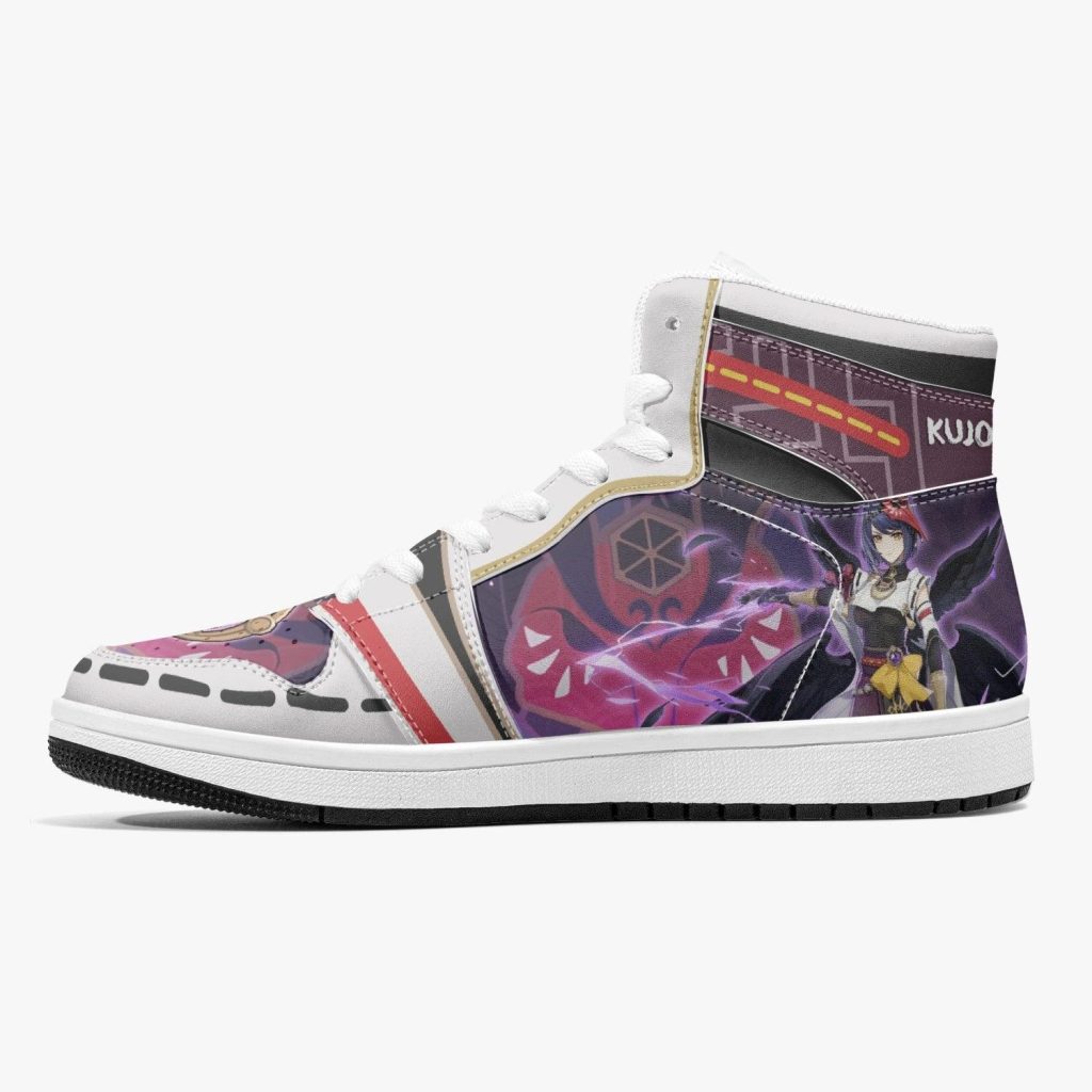 kujou sara genshin impact j force shoes 10 - Anime Shoes World