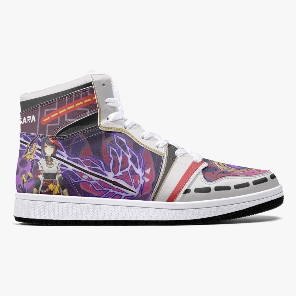 kujou sara genshin impact j force shoes 11 - Anime Shoes World