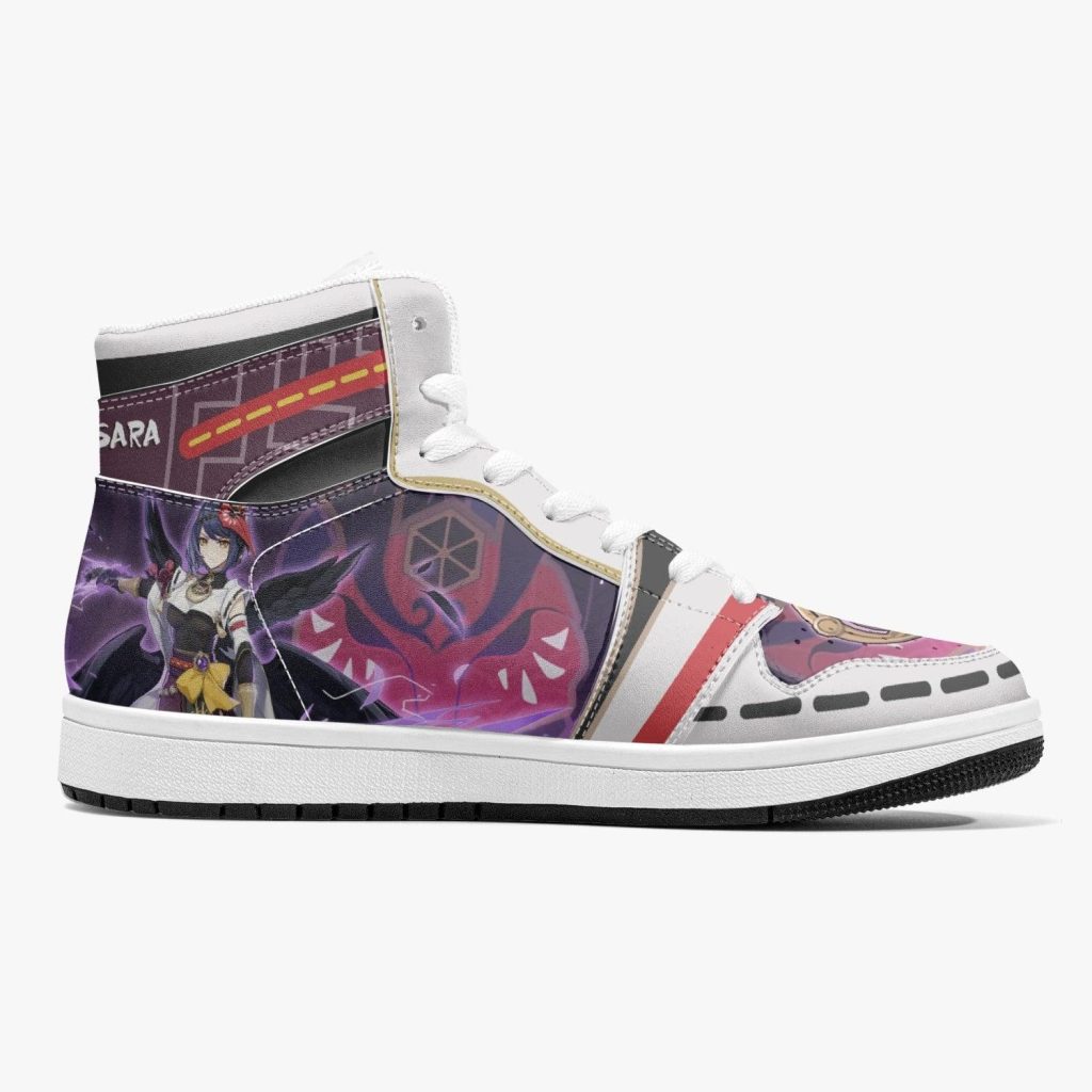 kujou sara genshin impact j force shoes 9 - Anime Shoes World