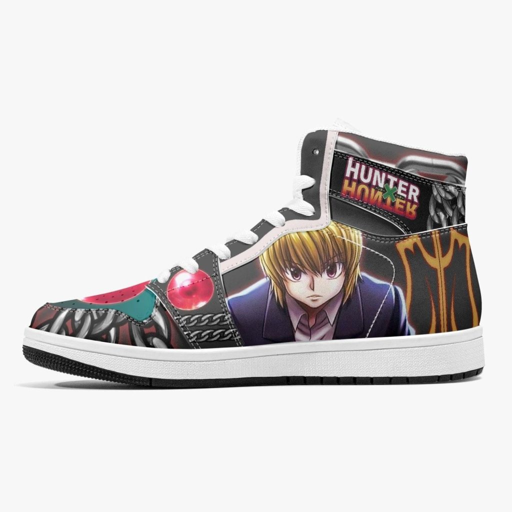 kurapika black suit hunter x hunter j force shoes 5 - Anime Shoes World