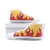 kyojuro demon slayer classic high top canvas shoes 2 - Anime Shoes World