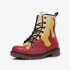 kyojuro demon slayer leather mountain boots - Anime Shoes World