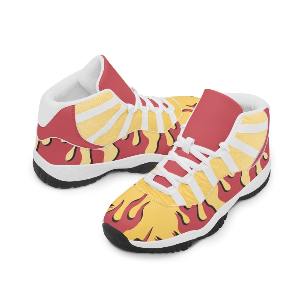 kyojuro rengoku demon slayer aj11 basketball shoes 13 - Anime Shoes World