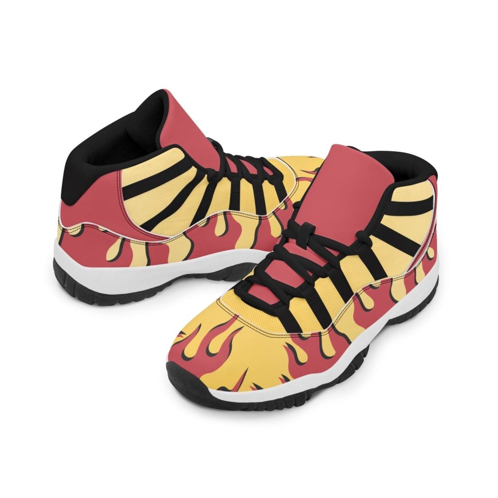 kyojuro rengoku demon slayer aj11 basketball shoes 16 - Anime Shoes World