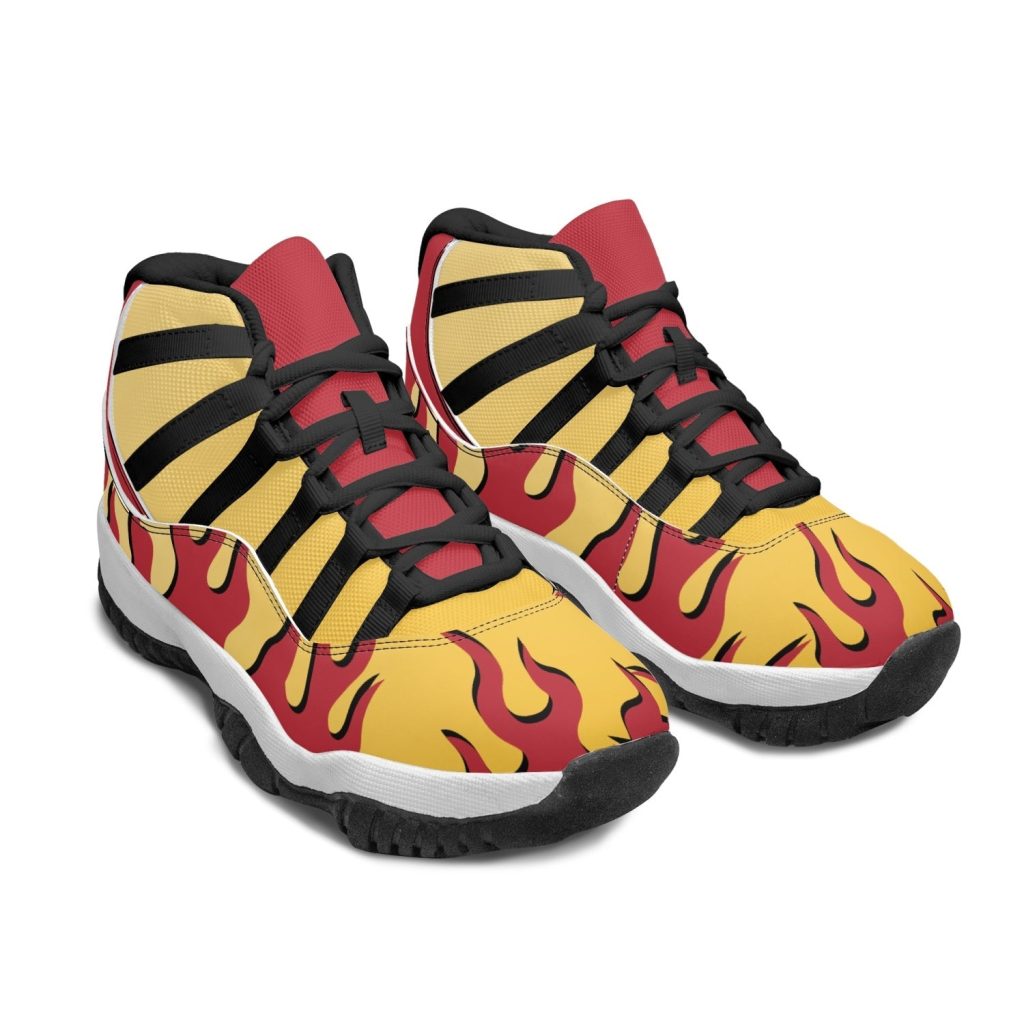 kyojuro rengoku demon slayer aj11 basketball shoes 7 - Anime Shoes World