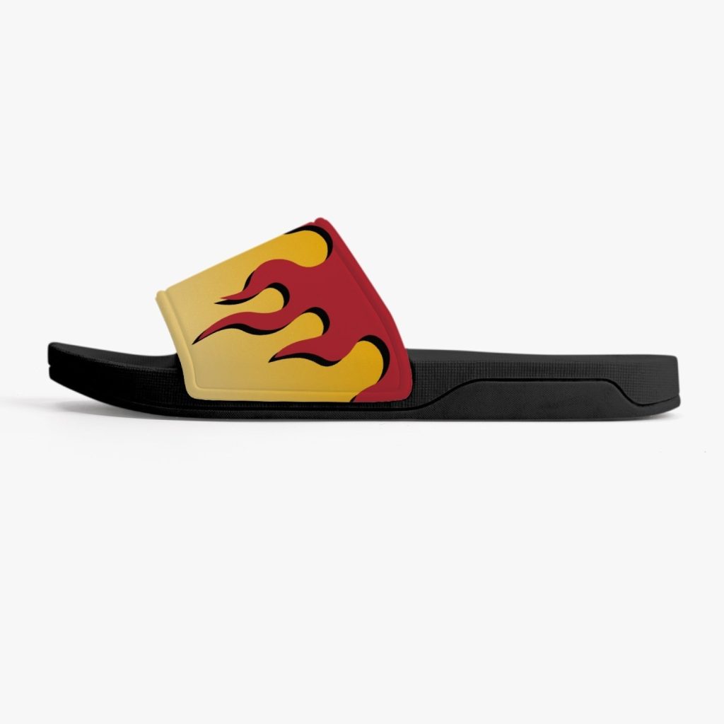 kyojuro rengoku demon slayer slides custom sandals 3 - Anime Shoes World