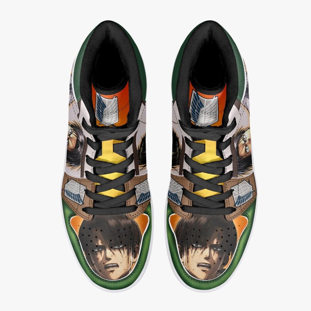 levi ackerman attack on titan j force shoes 3 - Anime Shoes World