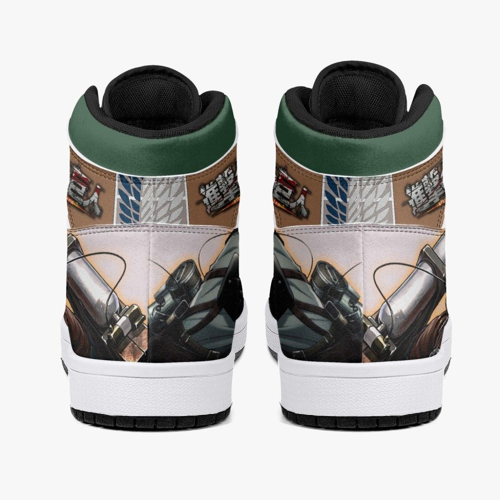 levi ackerman attack on titan j force shoes 5 - Anime Shoes World