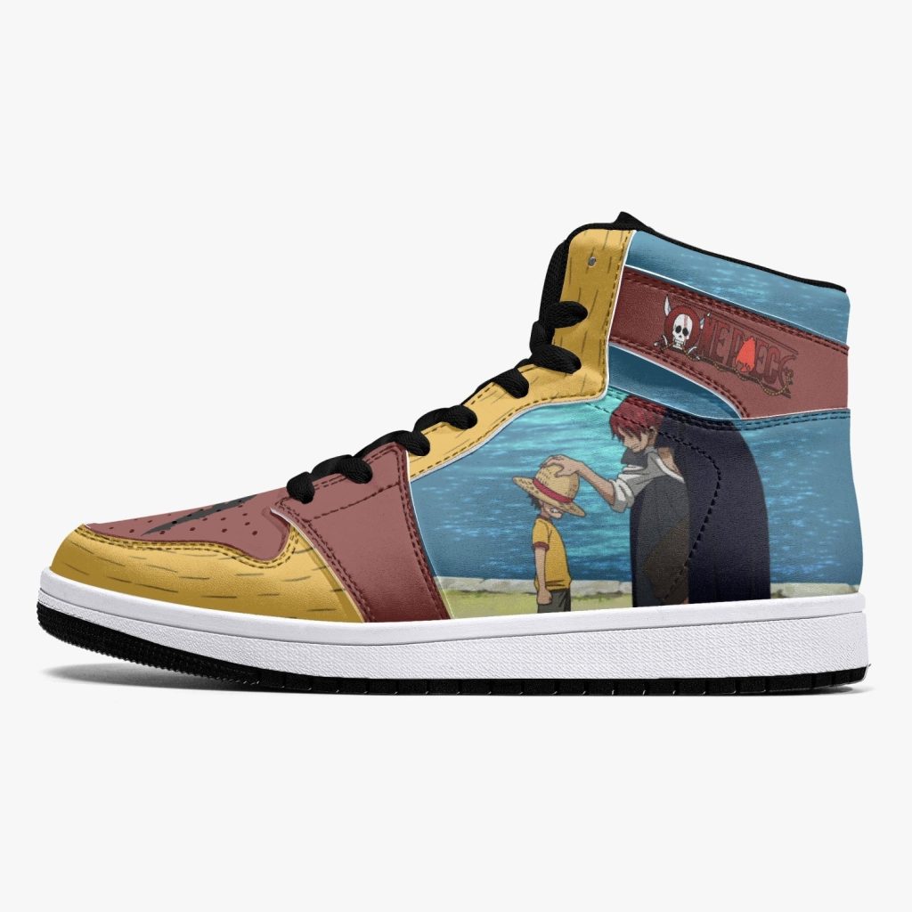 luffy and shanks one piece j force shoes 20 - Anime Shoes World