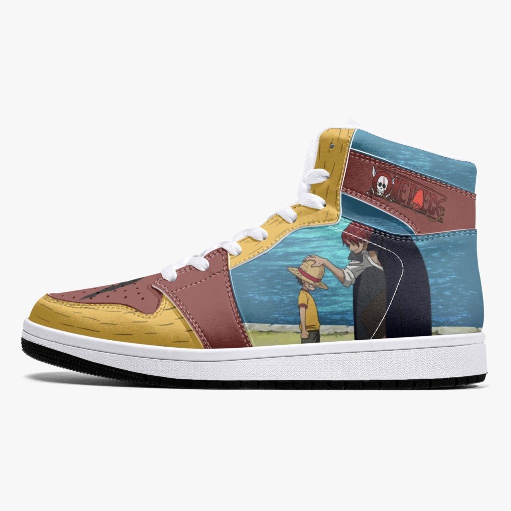 luffy and shanks one piece j force shoes 9 - Anime Shoes World