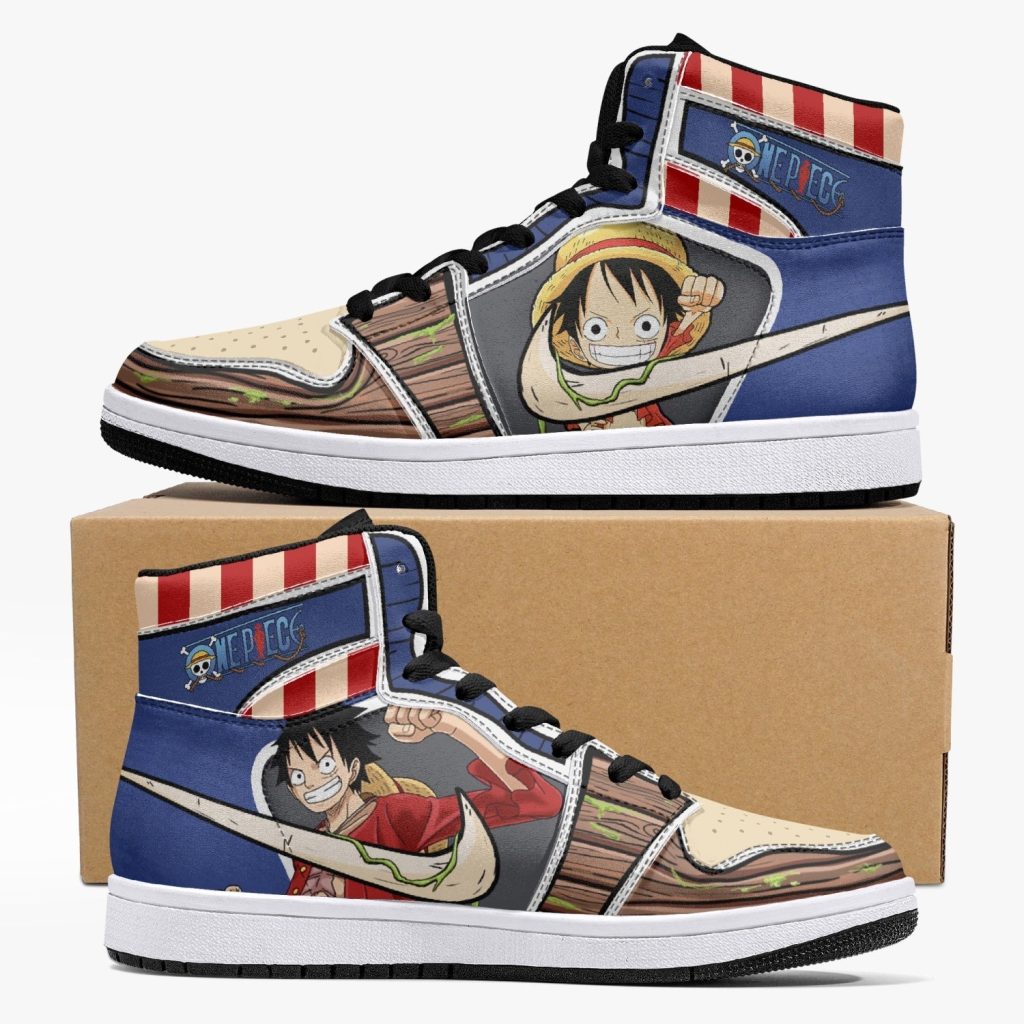 luffy one piece j force shoes - Anime Shoes World