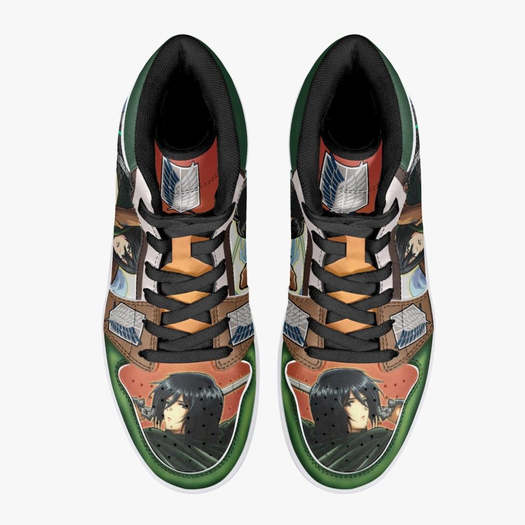 mikasa ackerman survey corps attack on titan j force shoes 3 - Anime Shoes World