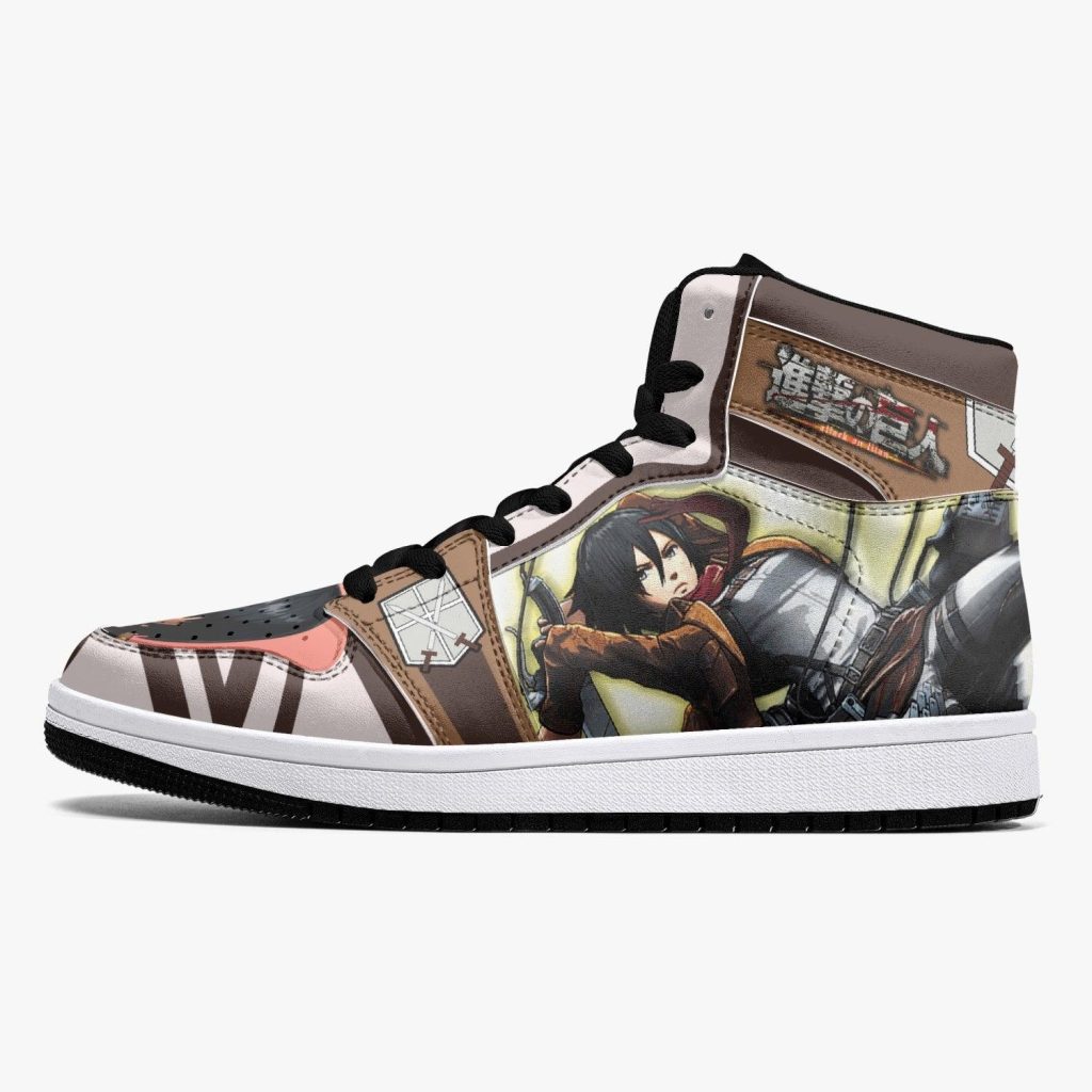 mikasa ackerman training corps attack on titan j force shoes 7 - Anime Shoes World