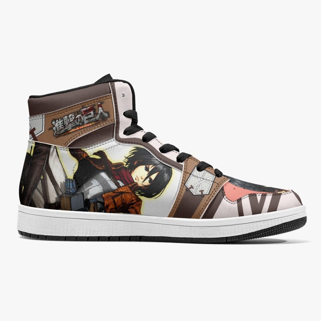 mikasa ackerman training corps attack on titan j force shoes 8 - Anime Shoes World