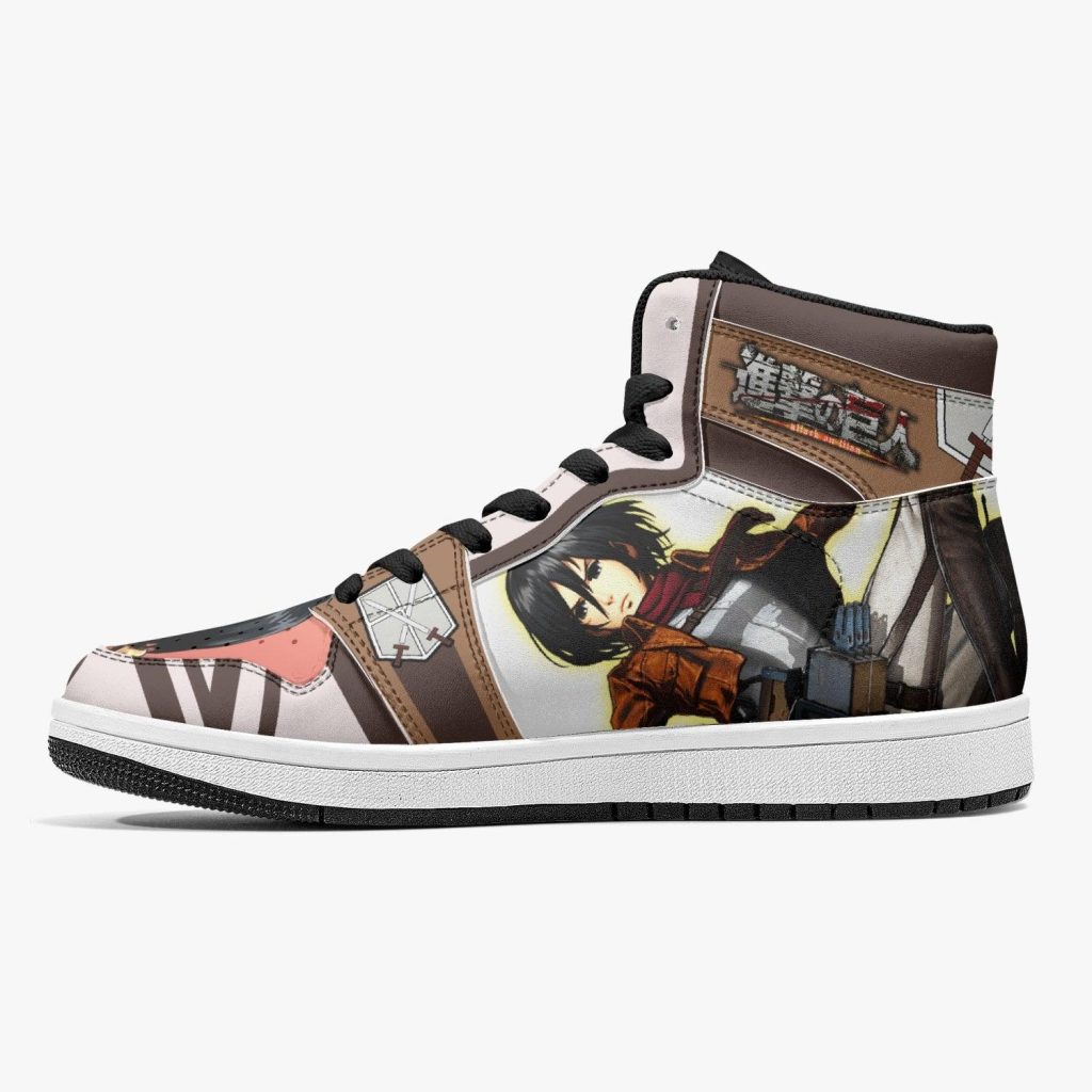 mikasa ackerman training corps attack on titan j force shoes 9 - Anime Shoes World