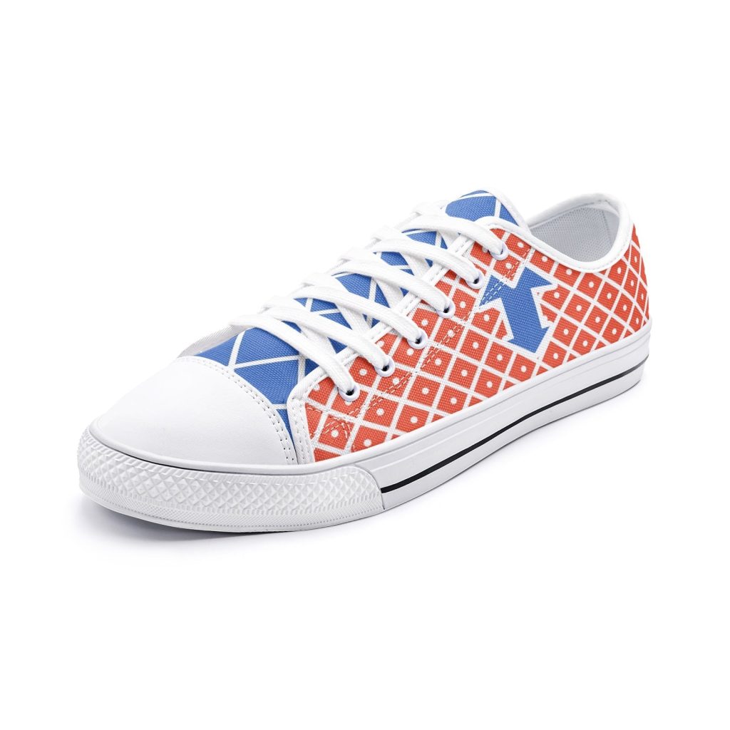 mista guido jojos bizarre adventure classic low top canvas shoes - Anime Shoes World