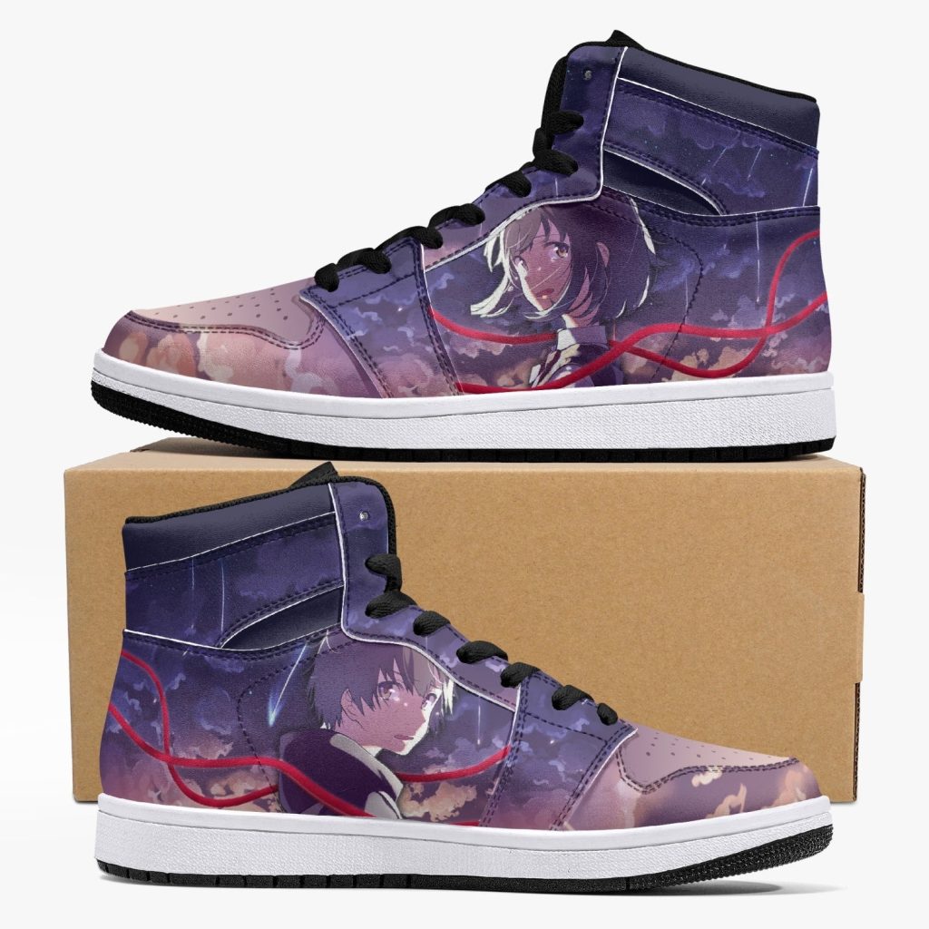 mitsuha miyamizu and taki tachibana your name j force shoes - Anime Shoes World