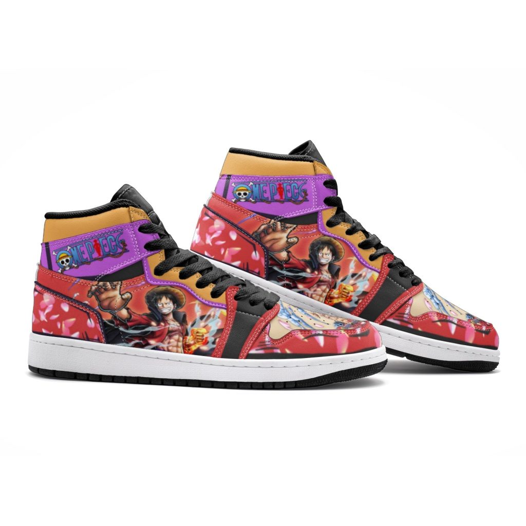 monkey d luffy armament haki ryuo one piece jd1 shoes 2 - Anime Shoes World