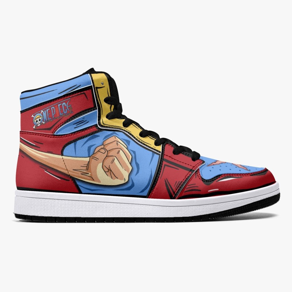 monkey d luffy fist one piece j force shoes 2 - Anime Shoes World