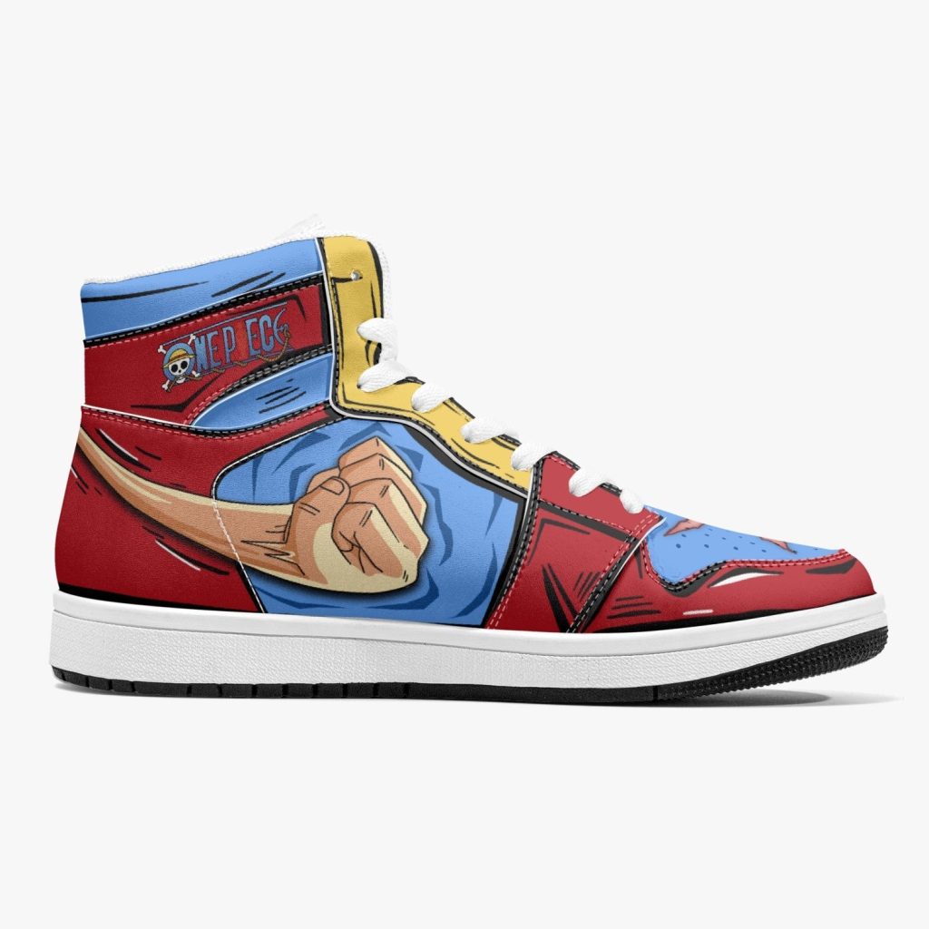 monkey d luffy fist one piece j force shoes 9 - Anime Shoes World