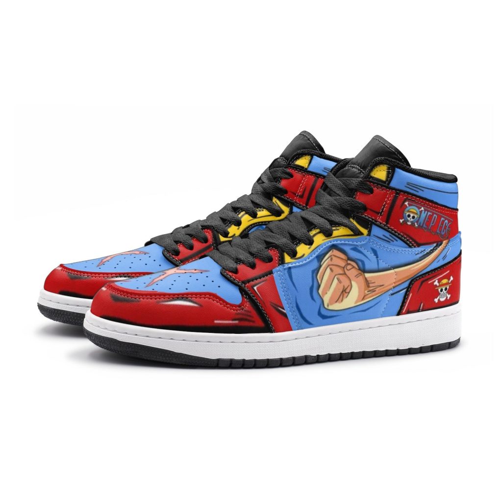 monkey d luffy fist one piece jd1 shoes 3 - Anime Shoes World