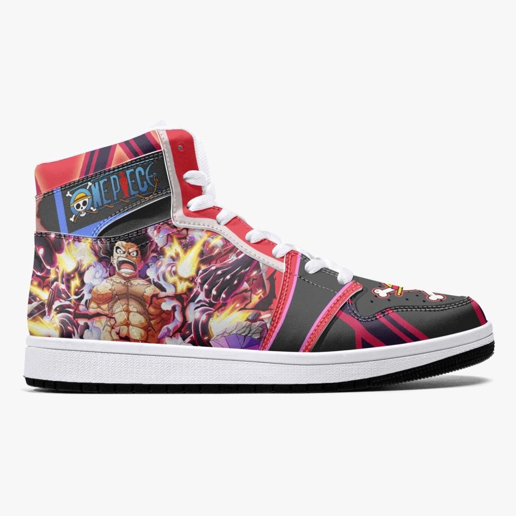 monkey d luffy gear 4th snake man one piece j force shoes 14 - Anime Shoes World