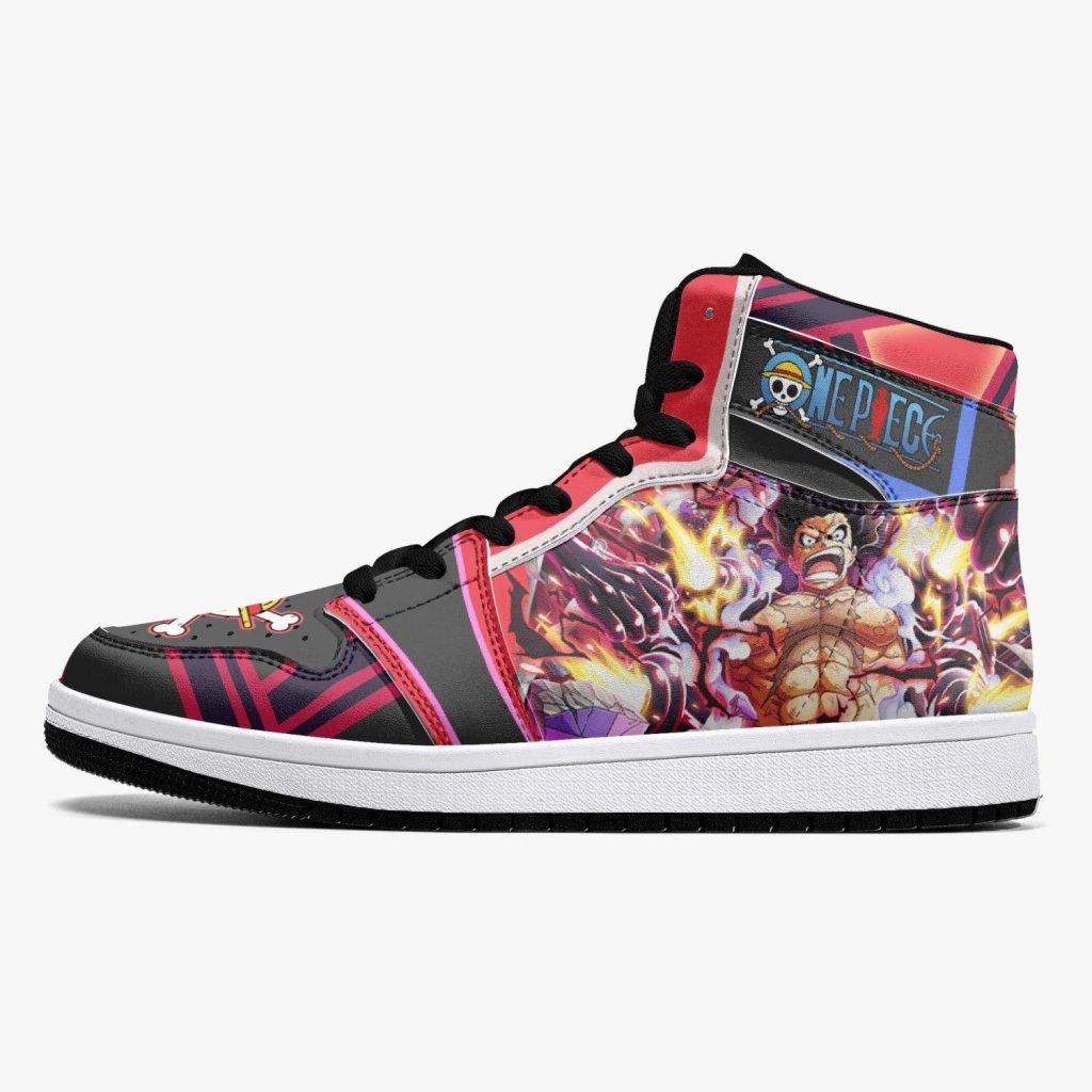 monkey d luffy gear 4th snake man one piece j force shoes 17 - Anime Shoes World