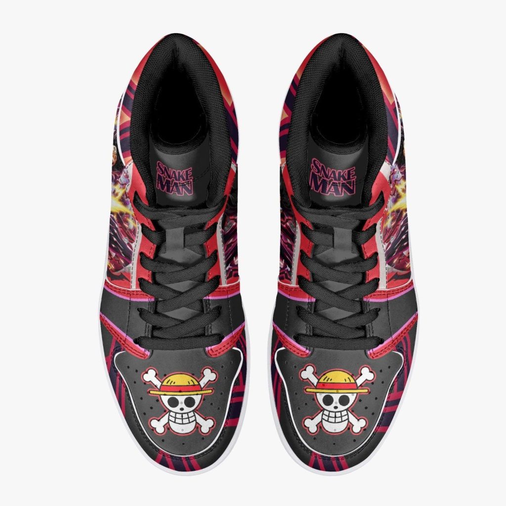 monkey d luffy gear 4th snake man one piece j force shoes 3 - Anime Shoes World