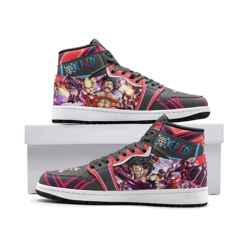 monkey d luffy gear 4th snake man one piece jd1 shoes - Anime Shoes World