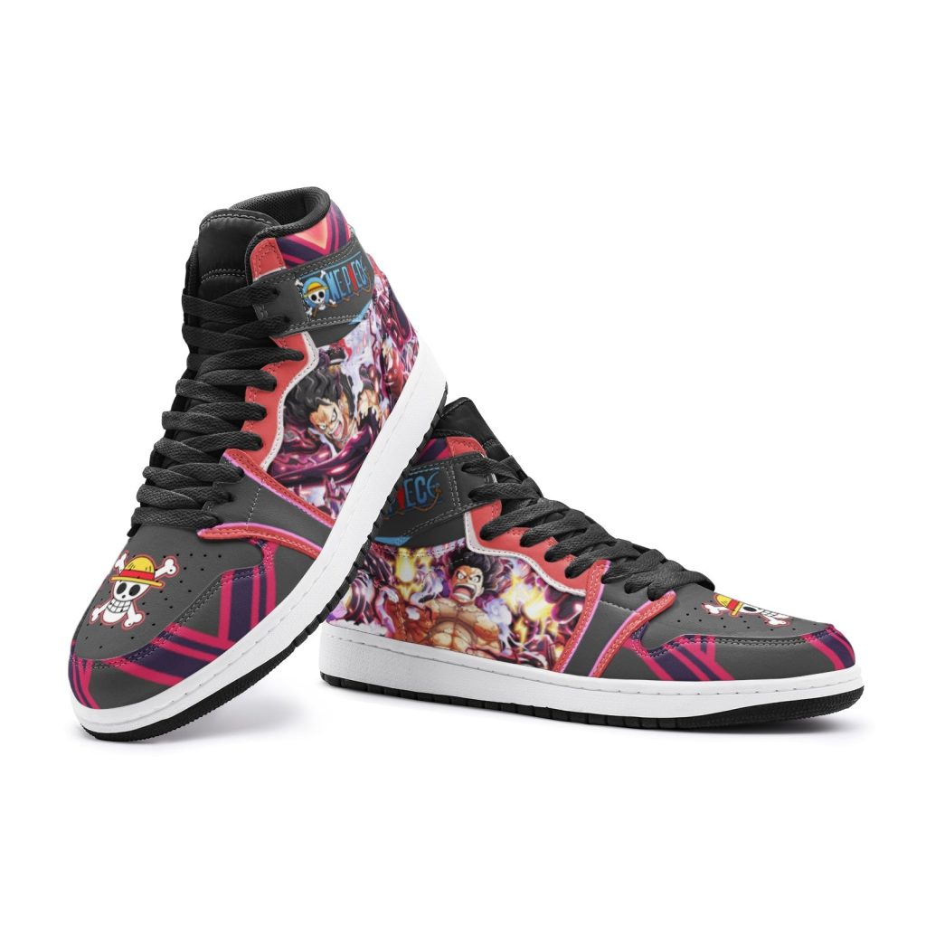 monkey d luffy gear 4th snake man one piece jd1 shoes 4 - Anime Shoes World