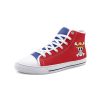 monkey d luffy one piece classic high top canvas shoes - Anime Shoes World