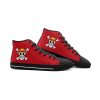 monkey d luffy one piece classic high top canvas shoes 6 - Anime Shoes World