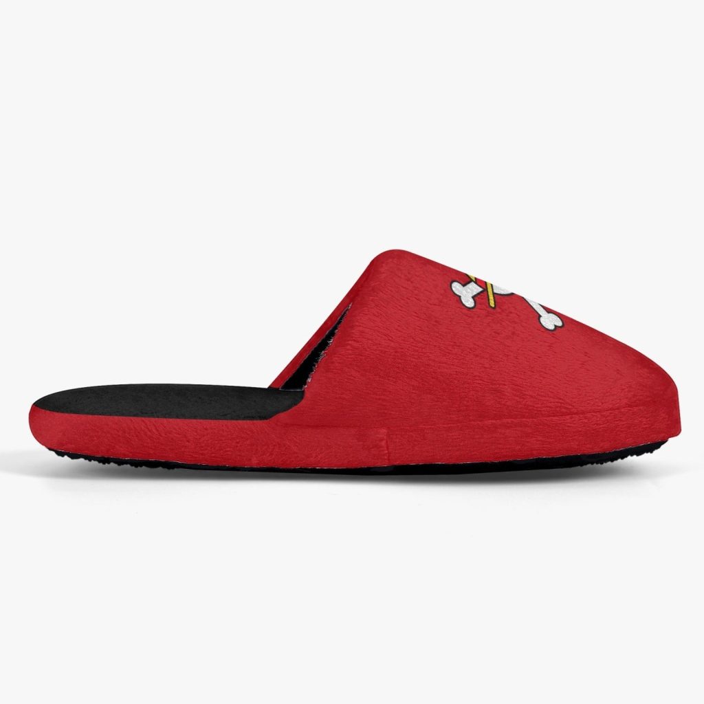 monkey d luffy one piece custom cotton slippers 3 - Anime Shoes World