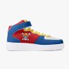 monkey d luffy one piece high top kamikaze shoes 3 - Anime Shoes World