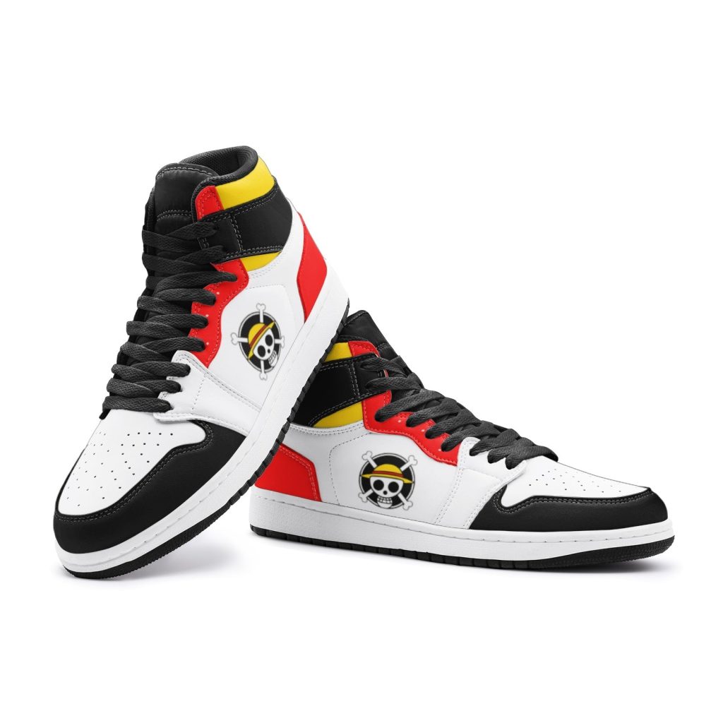 monkey d luffy one piece jd1 shoes 4 - Anime Shoes World