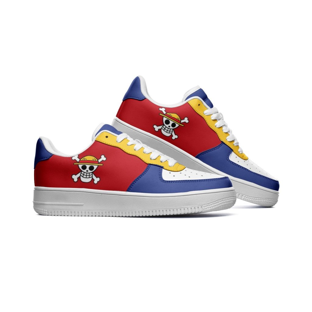 monkey d luffy one piece kamehameha shoes 2 - Anime Shoes World