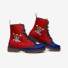 monkey d luffy one piece leather mountain boots 3 - Anime Shoes World