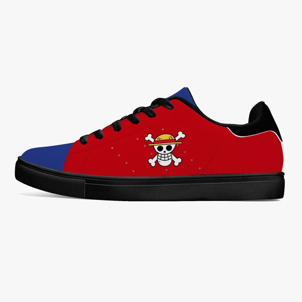 monkey d luffy one piece leather smith shoes 2 - Anime Shoes World