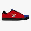 monkey d luffy one piece leather smith shoes 8 - Anime Shoes World