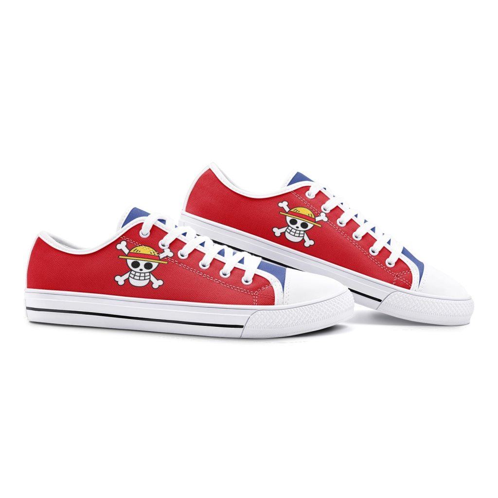 monkey d luffy one piece low top jd1 shoes 3 74ae54ee 71a4 49e3 9aae 8989e603ef8c - Anime Shoes World