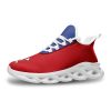 monkey d luffy one piece mesh knit bounce shoes - Anime Shoes World