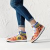 monkey d luffy red hawk one piece j force shoes 17 - Anime Shoes World