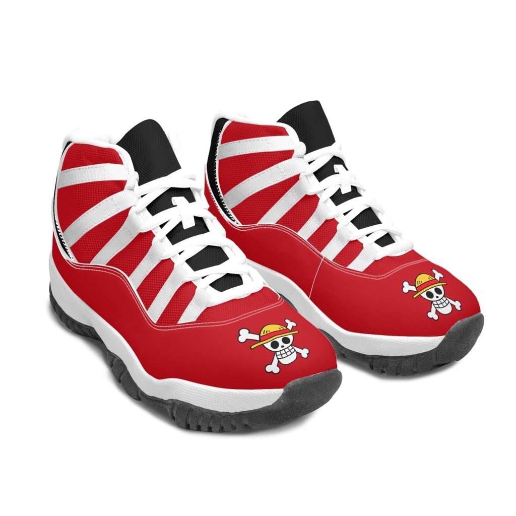 monkey d luffy one piece aj11 basketball shoes 22 - Anime Shoes World