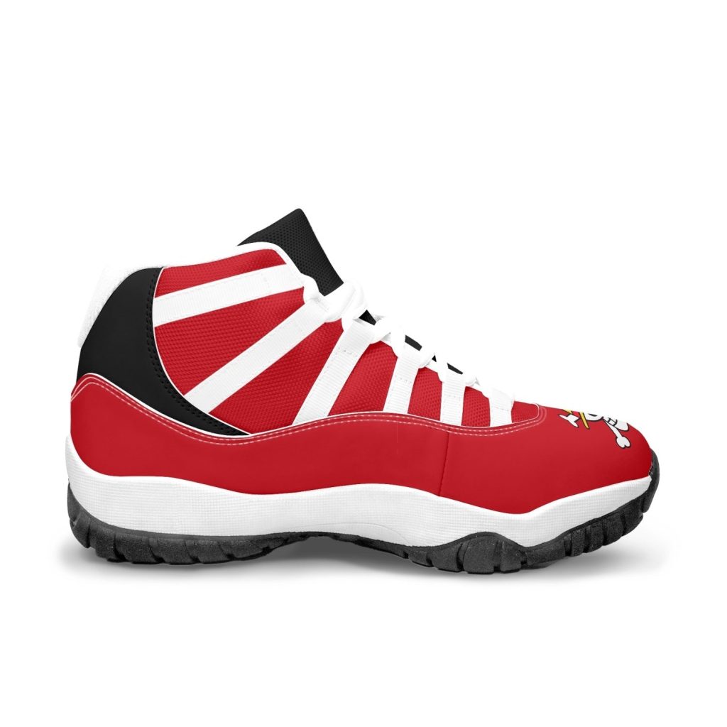 monkey d luffy one piece aj11 basketball shoes 23 - Anime Shoes World